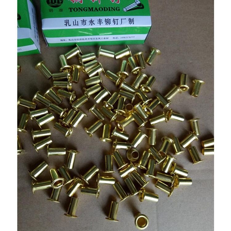 WG9231340068 HOWO 10x22 mm Truck Copper Brake Pad Rivet